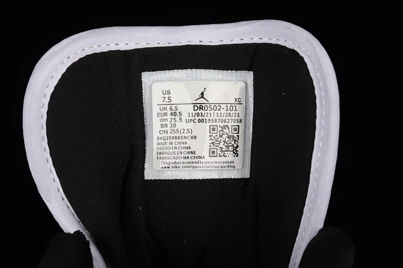 All categories Air Jordan Jordan series basketball shoes Air Jordan 1 Low Air Jordan 1 Low "Homage" AJ1 Joe 1 Black and White Panda DR0502-101